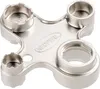 A silver-colored tool with multiple sockets, designed for plumbing or faucet maintenance. Náhľad obrázku produktu