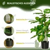 HOMCOM Künstliche Dieffenbachie groß 95 cm Kunstpflanze wie Produktbild-Vorschau 5