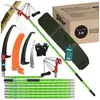 Sillar Teleskop Astsäge 8m Set mit Seilzug Astschere + 3 Produktbild-Vorschau 1