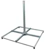 PremiumX Balkonständer PROFI 4x 50x50cm Stahl 1m Mast 60mm Produktbild-Vorschau 1