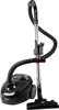 A black bag vacuum cleaner is shown against a white background. Podgląd zdjęcia produktu