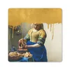 MuchoWow® Mauspad Mousepad Milchmädchen - Gold - Vermeer Produktbild-Vorschau 1