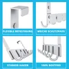 Türhaken, Türgarderobe zum Einhängen mit 5 Haken - Produktbild-Vorschau 4