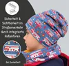 HECKBO 360° Reflektor Kinder Beanie Mütze & Loop Schal Set Produktbild-Vorschau 4
