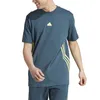 ADIDAS M FI 3S T T-Shirt Herren blau M Produktbild-Vorschau 2