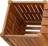 vidaXL Gartenbank mit 2 Pflanzkübeln 150x30x40 cm Produktbild-Vorschau 5