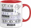 Tierforscherin Geschenk Becher Tasse Gott Schuf Alle Produktbild-Vorschau 1