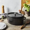 STAUB La Cocotte Cocotte 41 cm, oval, Schwarz, Gusseisen Anteprima dell’immagine prodotto 10