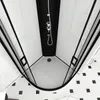 Cabine de douche LIFT UP BLACK 1/4 de cercle 85x85x235cm Voir les images du produit 3