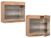 Armoire en verre Vicco Fame-Line Chêne de force doré 80cm, Voir les images du produit 5