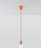 Lampe pendante DIEGO 1 orange 1xE27 15W PVC 90x9x9cm Sollux Voir les images du produit 14