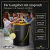 Edelstahl Eiswürfelbehälter mit Deckel - 2l Produktbild-Vorschau 3