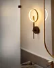 BELIANI LED Wandlampe Gold / Schwarz aus Aluminium Metall Produktbild-Vorschau 5