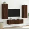 TV-Wandschrank mit LED-Leuchten Braun Eichen-Optik 80x35x31 Produktbild-Vorschau 5