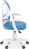 Schreibtischstuhl ISLA mit Fußstütze, Blau – ergonomischer Produktbild-Vorschau 4