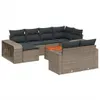The Living Store 11-tlg. Garten-Sofagarnitur mit Kissen Produktbild-Vorschau 3