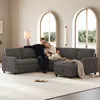 STILVORA U-förmiges Ecksofa mit Schlaffunktion, Schlafsofa Produktbild-Vorschau 6