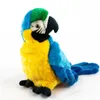 Handpuppe Papagei 25 cm blau Kuscheltier Uni-Toys Produktbild-Vorschau 2