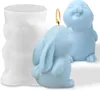 Silikonformen Gießformen Ostern,Niedlich Hase Kerzenformen Produktbild-Vorschau 1