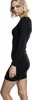 Urban Classics Kleid Ladies Cut Out Dress Black-S Produktbild-Vorschau 4