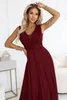 Numoco Abendkleid Klaudia Maxikleid Partykleid, bordeaux Produktbild-Vorschau 5