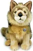 Kuscheltier Wolf sitzend 28 cm hoch Plüschtier * ESCADA Produktbild-Vorschau 4