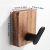 Handtuchhalter Ohne Bohren - Holz Haken Selbstklebend 4 Produktbild-Vorschau 5