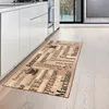 Coffee Küchenläufer in beige mit Gelrücken und braunem Produktbild-Vorschau 1