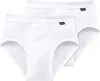 Schiesser Herren-Slip Baumwolle Essentials" 2er-Pack weiß Produktbild-Vorschau 1
