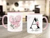 Kaffee-Tasse mit Name und Spruch mit Herz Initiale Produktbild-Vorschau 4