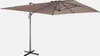 sweeek - Rechteckiger Ampelschirm 3x4 m - Taupe Produktbild-Vorschau 1