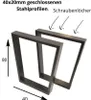 2 X Tischgestell 80x40 cm Handgemachte Beine Tischbeine Produktbild-Vorschau 1