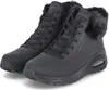 A pair of black Skechers boots with fur trim. Produktbild-Vorschau