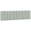 A long, rectangular headboard with vertical padding, presented against a white background. Produktbild-Vorschau