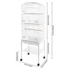 Klece pro ptáky s kolečky 47*37*137,5 cm Chovatelská klec Náhled obrázku produktu 7