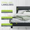 Juskys Polsterbett Paris 140 x 200 cm Kunstleder mit LED, Produktbild-Vorschau 5