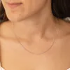 Zeeme Basic Halskette 925/- Sterling Silber 42 cm weiß Produktbild-Vorschau 3