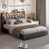 Polsterbett 180x200cm mit Ladefunktion (USB), Jugendbett Produktbild-Vorschau 5