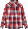 Kinderhemd Karomuster Rot und Marineblau 104 Produktbild-Vorschau 2