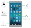 A Sony Xperia XZ2 Compact smartphone displaying its home screen, with various feature callouts and descriptions around it. Produktbild-Vorschau