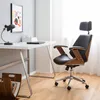 home24 Bürodrehstuhl - Kunstleder / Stahl Produktbild-Vorschau 2