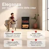 KAMINIO Camino elettrico HENRI - Stufa elettrica con Anteprima dell’immagine prodotto 2