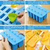 Silikon-Eisformen, 10er-Set, wiederverwendbare Produktbild-Vorschau 4