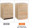Yaheetech Nachtschrank Kommode Boxspringbett, Nachttisch Produktbild-Vorschau 5