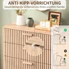 Commode INONEFT de 60 cm avec 4 tiroirs, meuble de Voir les images du produit 4