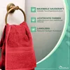 Frottier Handtücher 8er Pack 50x100cm, 100% Baumwolle, Rot Produktbild-Vorschau 3