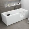 Badewanne Rechteck Set 6in1 160x75 Rechts mit AcrylSchürze, Produktbild-Vorschau 3