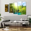 Bilder auf glas - Wasserfall Forrest Himmel - 150x100cm - Produktbild-Vorschau 6