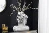 riess-ambiente Handgefertigte Vase LIQUID 25cm silber Produktbild-Vorschau 8