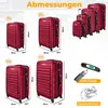 KESSER® Set di 4 valigie rigide Set di valigie rigide Set Anteprima dell’immagine prodotto 2
